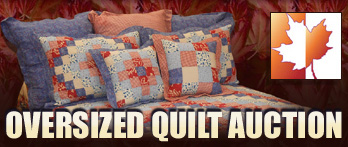 oversized quilt auction